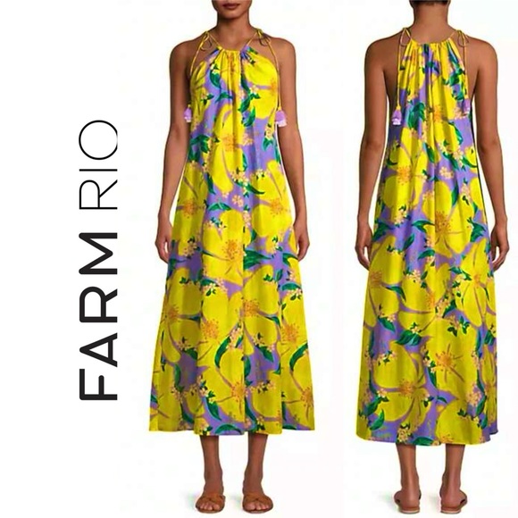 FARM Rio Pietra Cover Up Maxi Dress - Picture 8 of 16